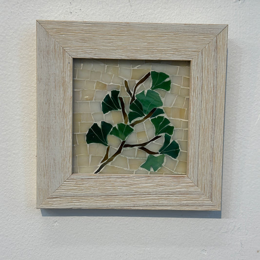 GINGKO LEAVES - mosaic by Vaiju Saraf