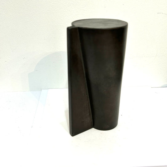 Modern Asymmetrical Charcoal Concrete Vase - by Hirman Ahmed|5593