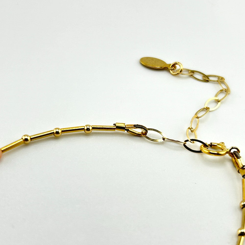 Coral bracelet 14K Goldfilled - by Sarita Kamat|4147