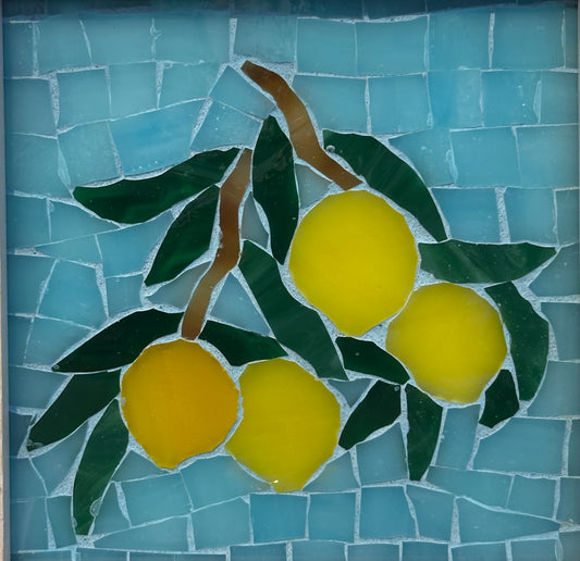 LEMONS - mosaic by Vaiju Saraf