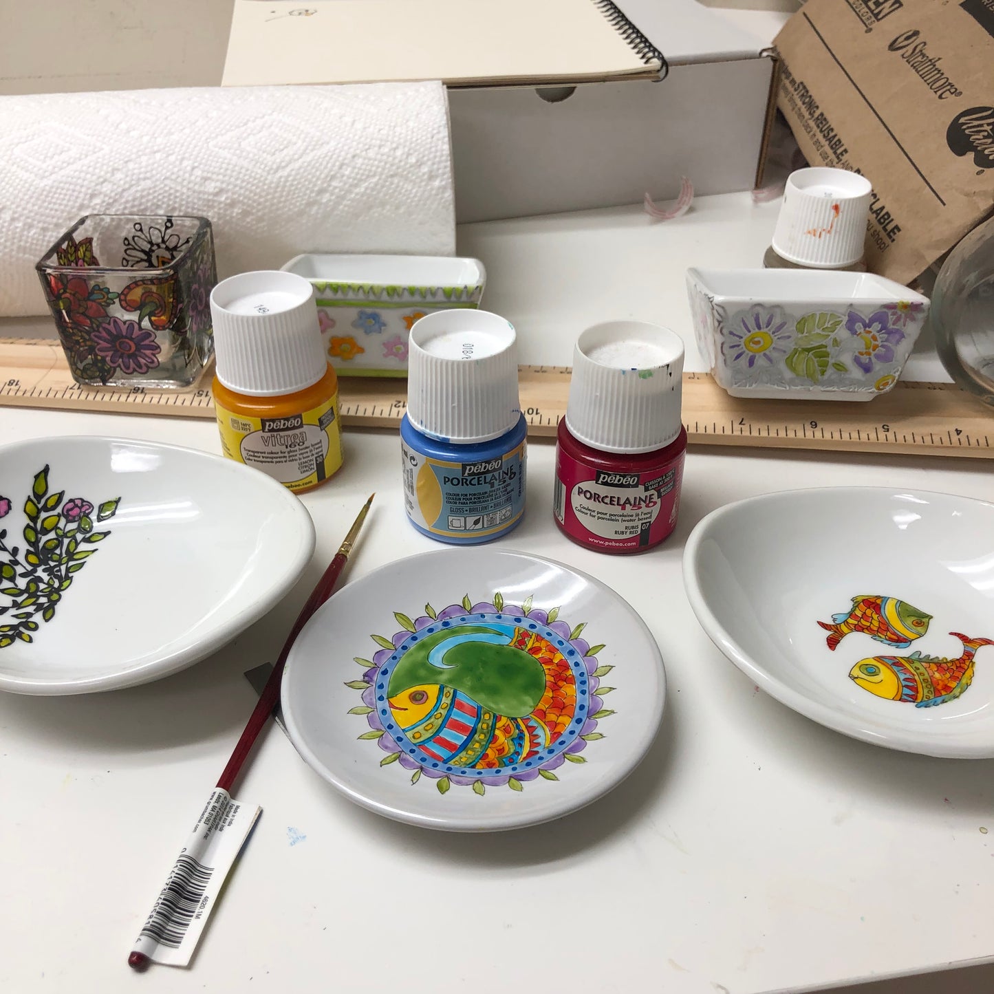 05-17-2025 - 12:00 pm to 2:00 pm - PAINT A TRINKET DISH & CANDLE HOLDER WORKSHOP with Sarita Kamat