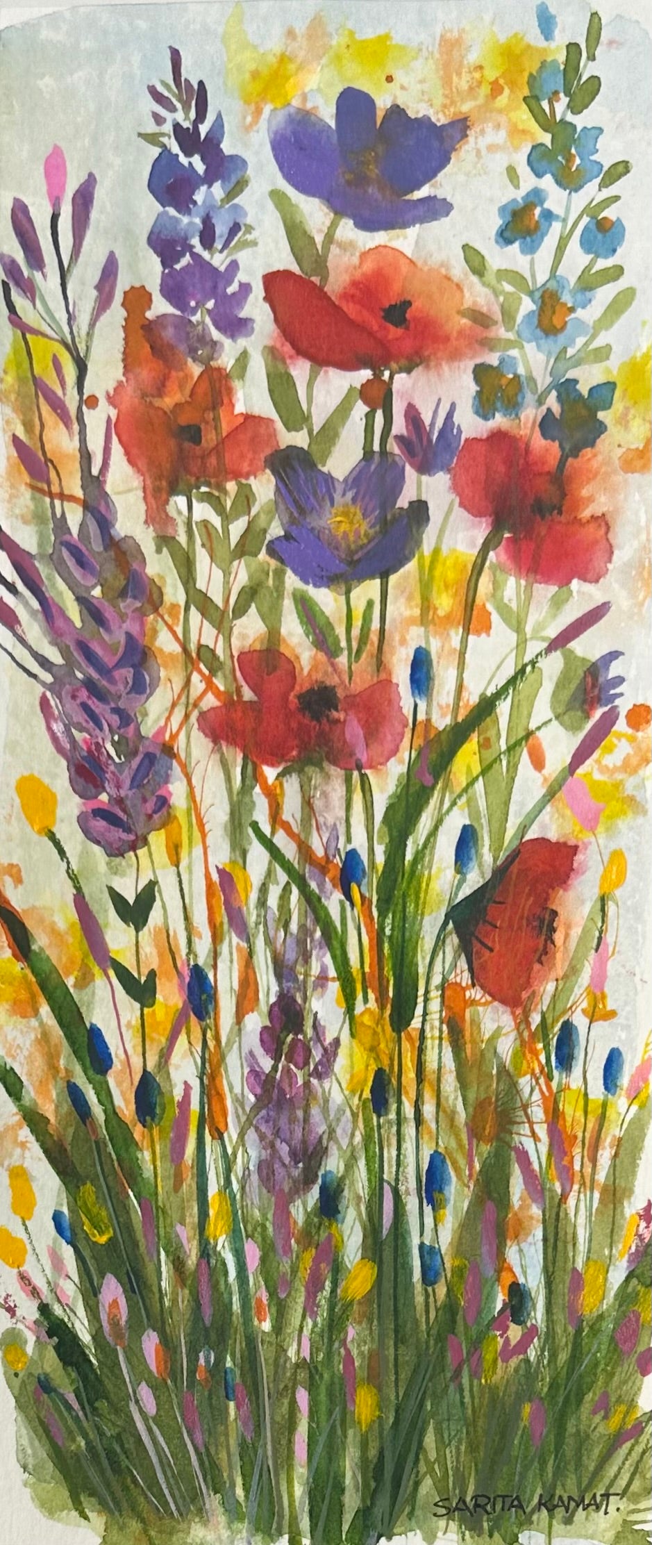 08-07-2025 6:00 pm to 8:00 pm- WATERCOLOR WORKSHOP with Sarita Kamat