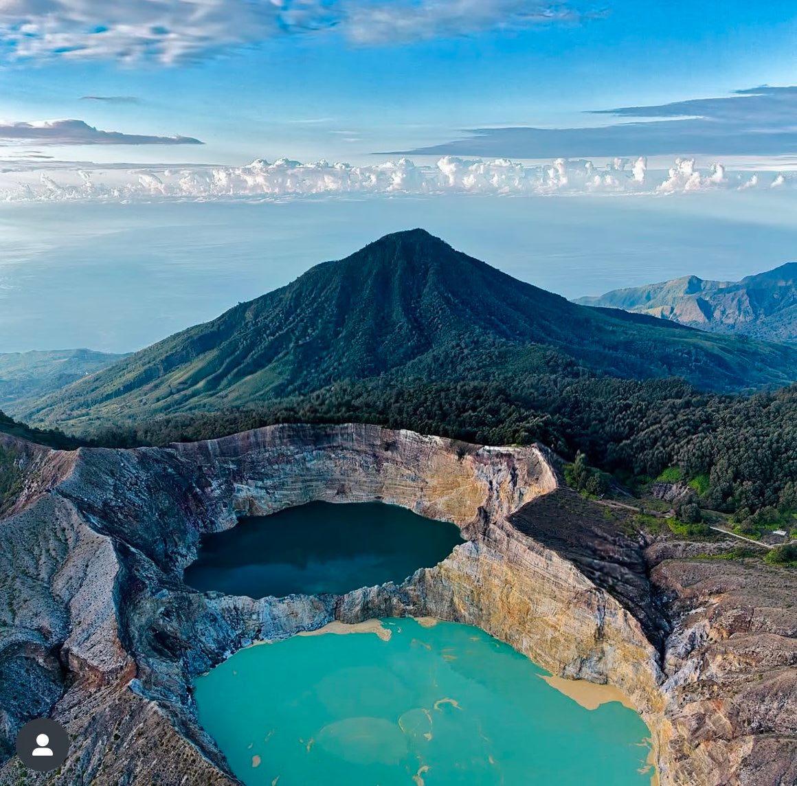 landscape photo of lakes and green mountain by Inder Mokha