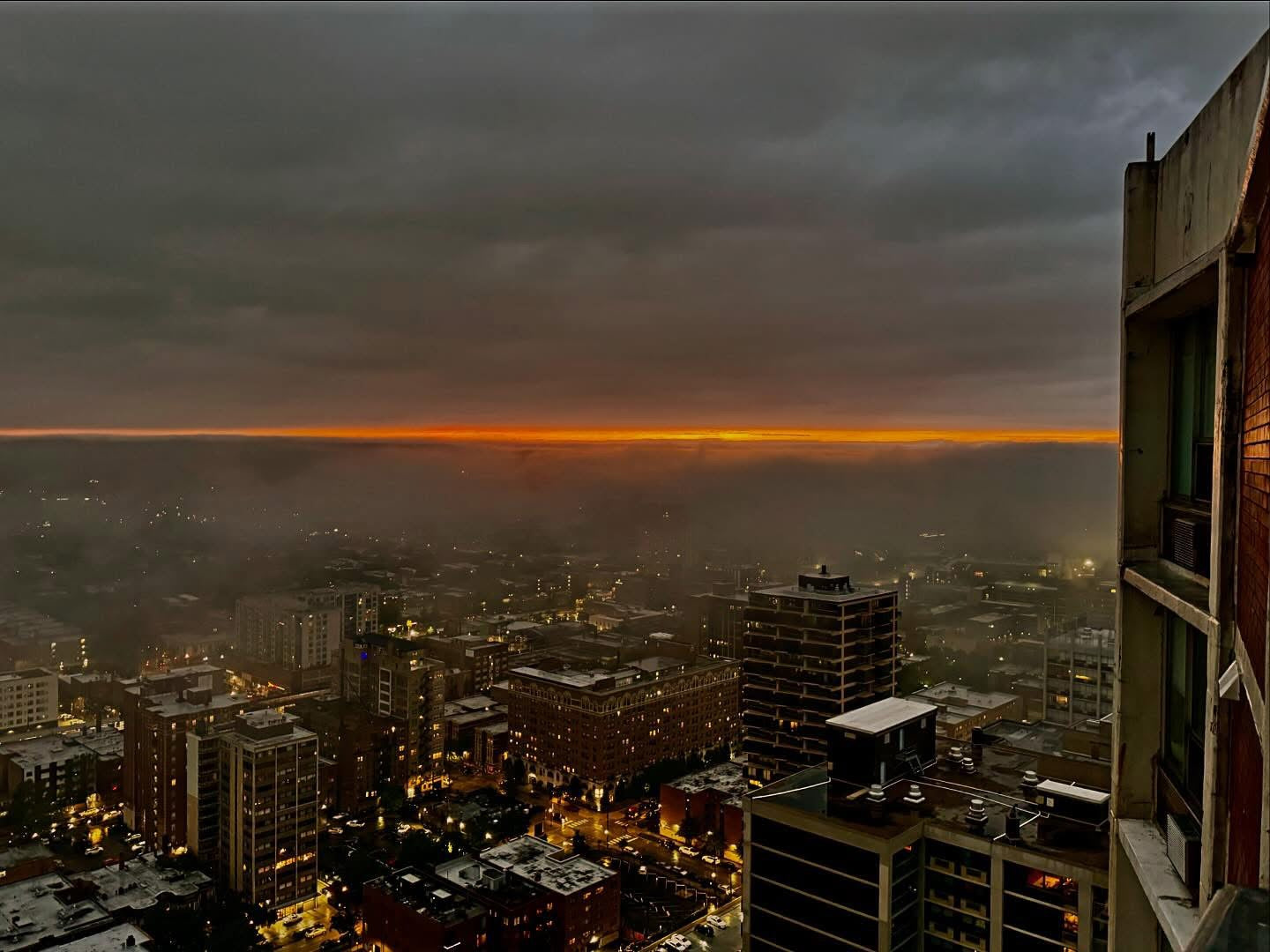 Cloudy sunset, a photograph by Jeffery Garrett