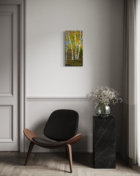 The Birch Forest # 44 - by Sarita Kamat Designs