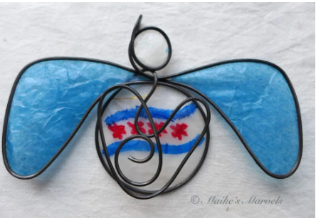 Chicago-themed trinket created by Maike's Marvels