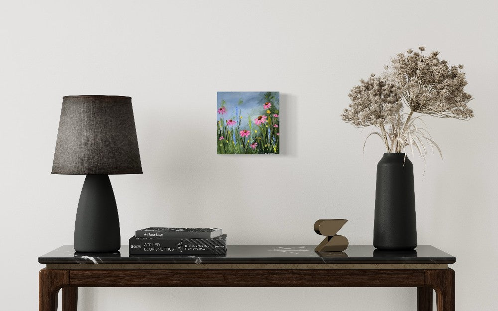 Coneflowers Dancing in the Wind - 8x8x2"|4315
