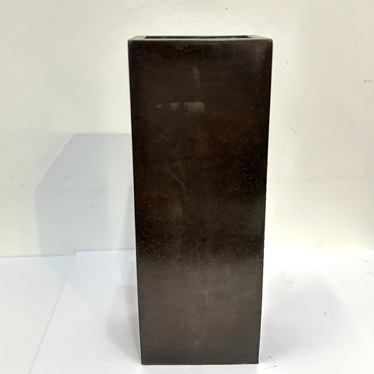 Minimalist Charcoal Concrete Rectangular Vase - by Hirman Ahmed|5569