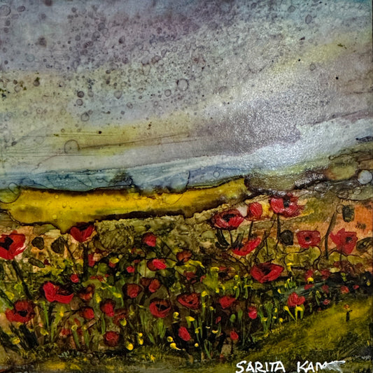 Whispers of the Poppies by Sarita Kamat Designs|5687