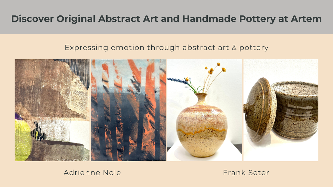 Discover Original Abstract Art and Handmade Pottery at Artem