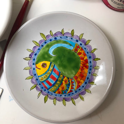 05-17-2025  -  12:00 pm to 2:00 pm - PAINT A TRINKET DISH & CANDLE HOLDER WORKSHOP with Sarita Kamat