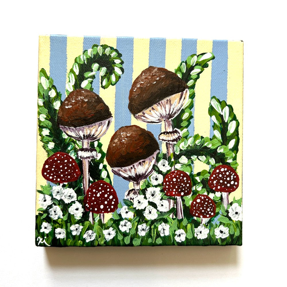 Mixed Button Blue 6x6 - by Emma Campbell|3911