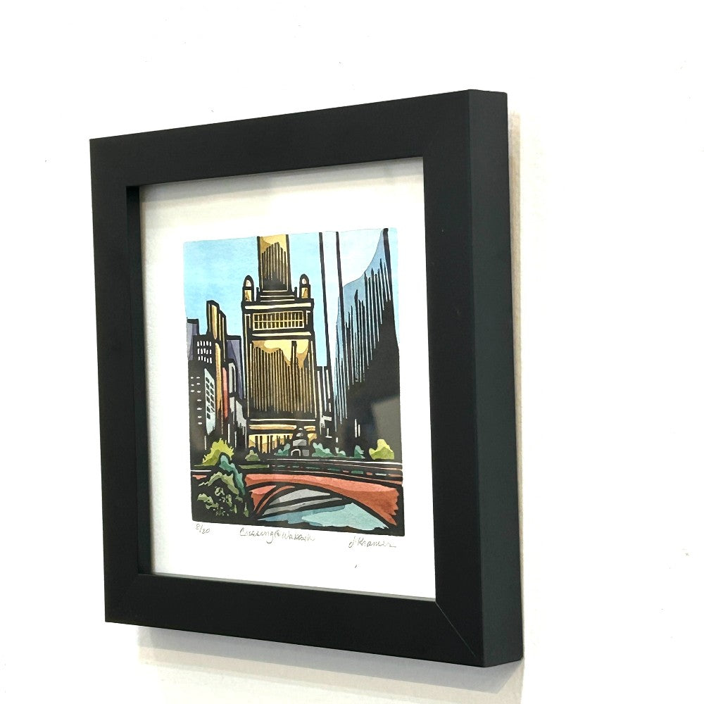 Crossing Wabash #8 - Framed - by Jill Kramer|4996