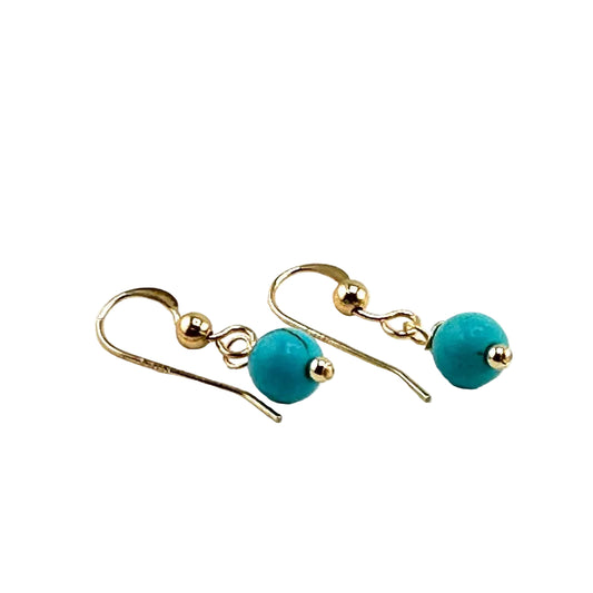 Magnesite Earrings 14K Gold filled - by Sarita Kamat|3717