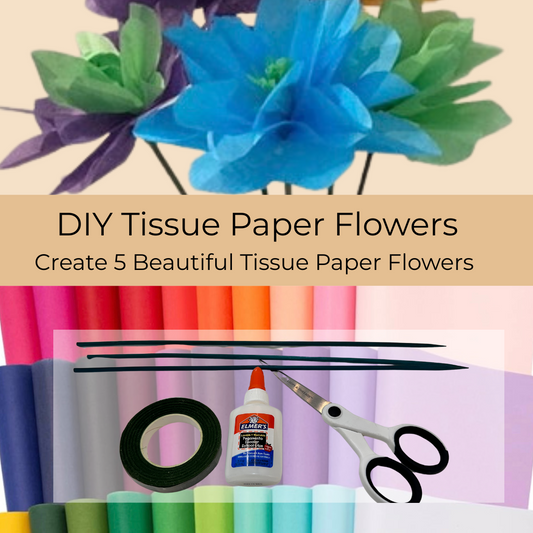 05-20-2025  5:00 pm to 7:00 pm-  DIY Tissue Paper Flowers with Sarita Kamat
