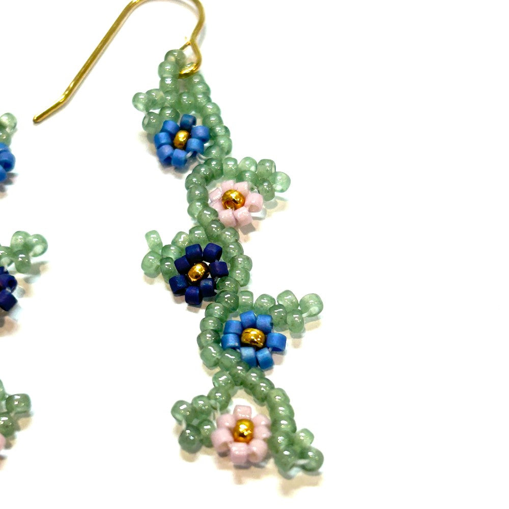 EARRINGS SB BRIGERTON FLORAL DANGLES - by Shelby Koester|3783