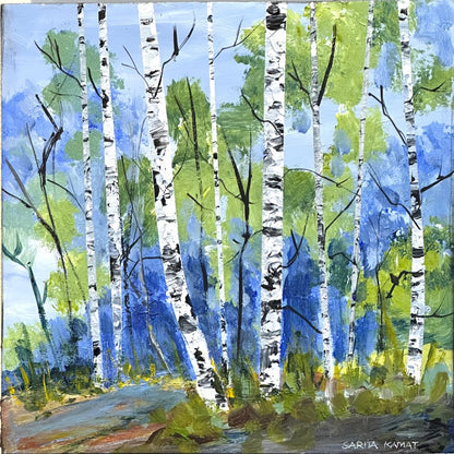 The Birch Forest #41 - by Sarita Kamat|4316
