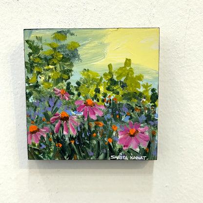 Magical Meadows  - Original Acrylic Painting - by Sarita Kamat Designs|5183