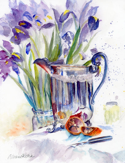 Reflections - Original watercolor Painting - by Diane Kotin|3640