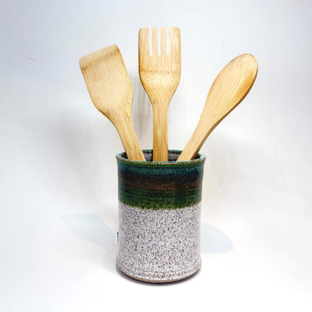 Handmade  Ceramic Vase / Utensil Holder - by Frank Seter|3992