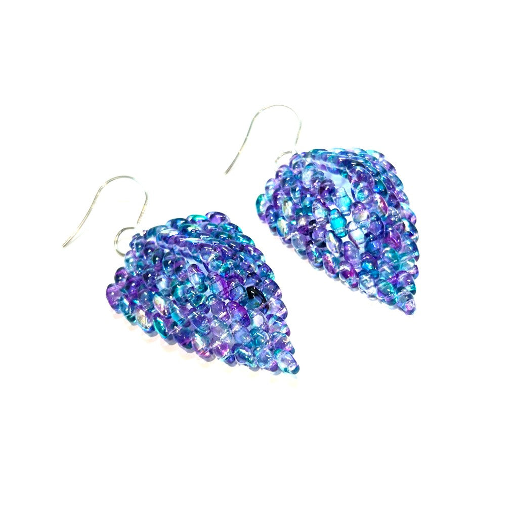 EARRINGS BLUE/PURPLE TARA|3775