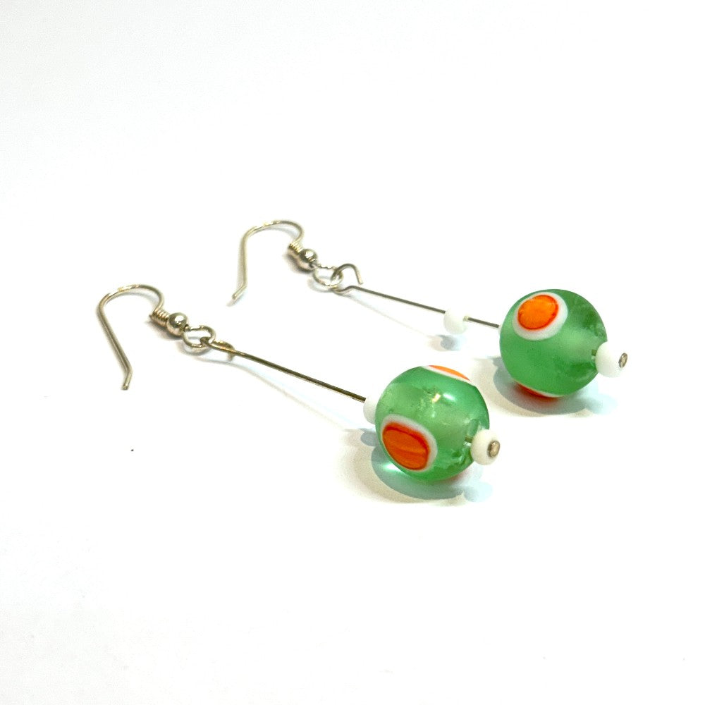 Dotted Marbl;e Earrings by Terry Nugent|3716