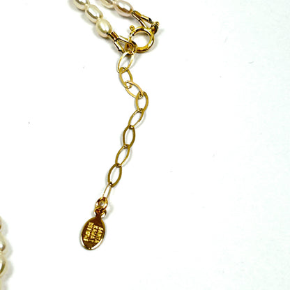 Jade & Freshwater Pearl Necklace | 14K Gold-Filled - by Sarita Kamat Designs|5699