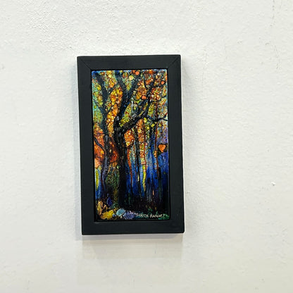 The Enchanted Forest #44 | Original Alcohol Ink Painting by Sarita Kamat Designs|4730