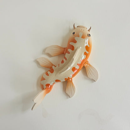 Orange Koi wall fish by Tim Mikus|5315