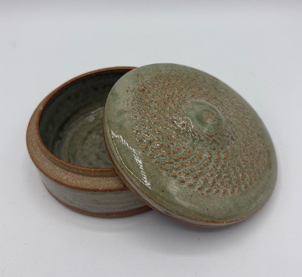 Small Decorative Covered Dish - Artist: Neal Stamell|3425