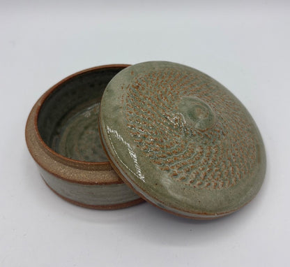 Small Decorative Covered Dish - Artist: Neal Stamell|3425