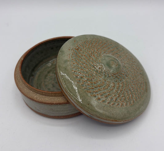 Small Decorative Covered Dish - Artist: Neal Stamell|3425