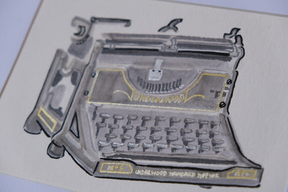 Gray Typewriter - by Ahalya Mandana|5323
