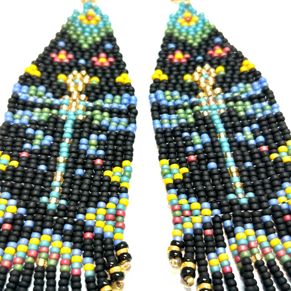 EARRINGS DRAGONFLY FRINGES - by Shelby Koiester|3767