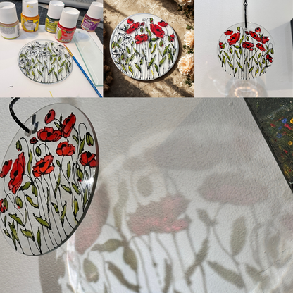 08-04-2025, 6:00 pm to 8:00 pm-  Make Your Own Suncatcher – Workshop with Sarita Kamat