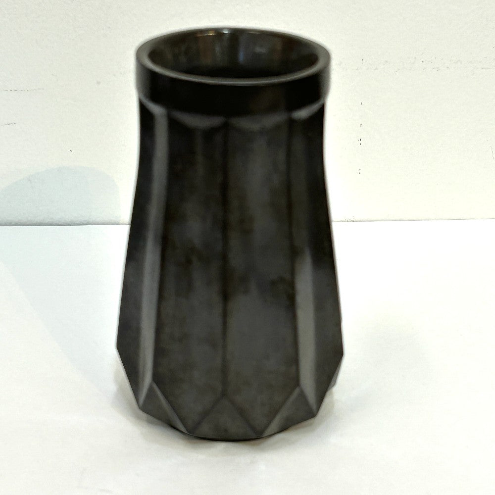 Charcoal Geometric Concrete Vase - Hirman Ahmed|5578