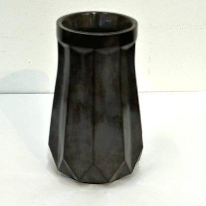 Charcoal Geometric Concrete Vase - Hirman Ahmed|5578
