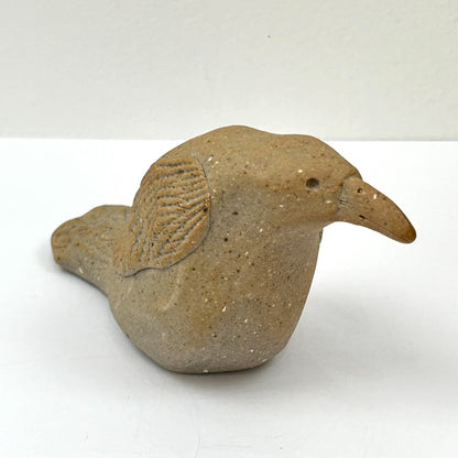 Ceramic Crow Sculpture - by Anne Maraviglia|4975