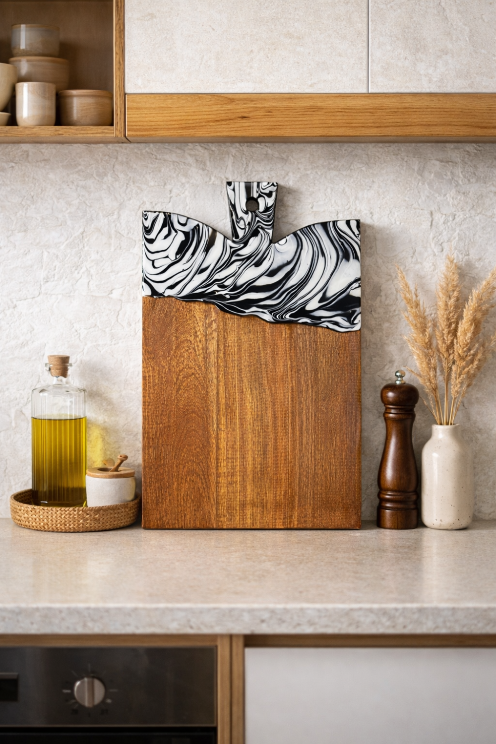 Black & White Charcuterie Board|4386