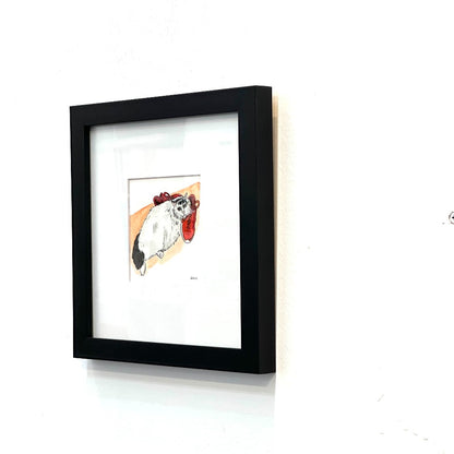 Cat loves Red Shoes - Watercolor by Salil Kamat|3485