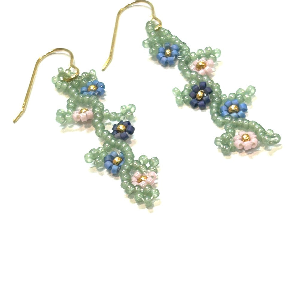 EARRINGS SB BRIGERTON FLORAL DANGLES - by Shelby Koester|3781
