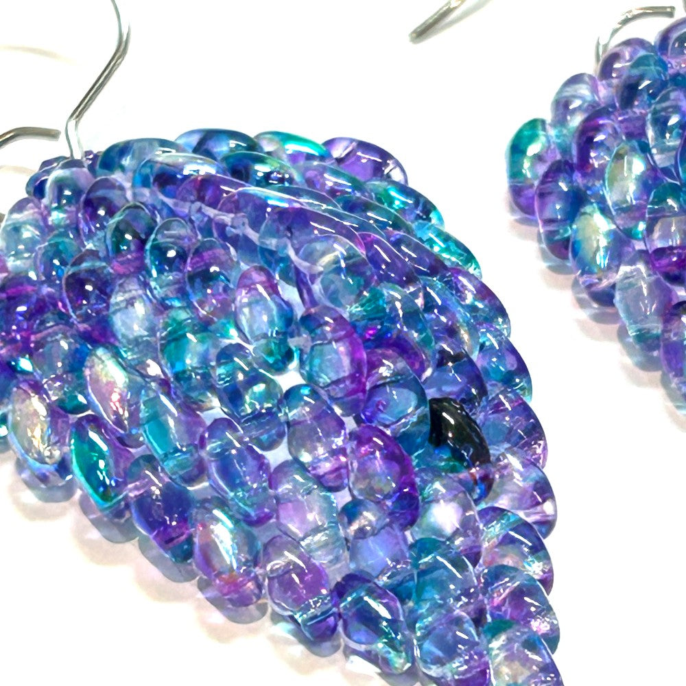EARRINGS BLUE/PURPLE TARA|3777