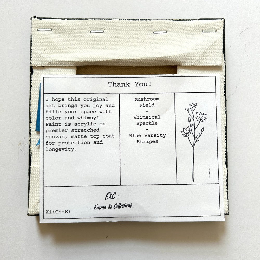 Whimsical Speckle 6x6" - by Emma Campbell|3919