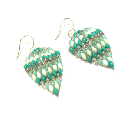 EARRINGS BLUSH/MINT/TURQ/CREAM TARA - By Shelby Koester|3773