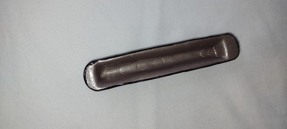 Black Mezuzah with Abalone Shells - by Rachael Gross|4858