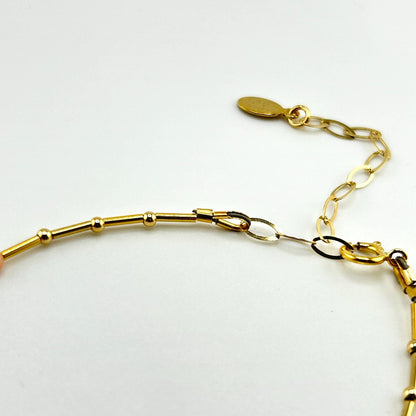 Coral bracelet 14K Goldfilled - by Sarita Kamat|4147