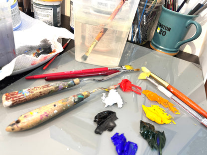 07-09-2025 5:00 pm to 7:00 pm  -  PAINTING POPPIES IN ACRYLICS - with Sarita Kamat