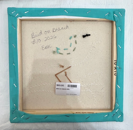 Bird on branch #10 - by Erin Kennealy
