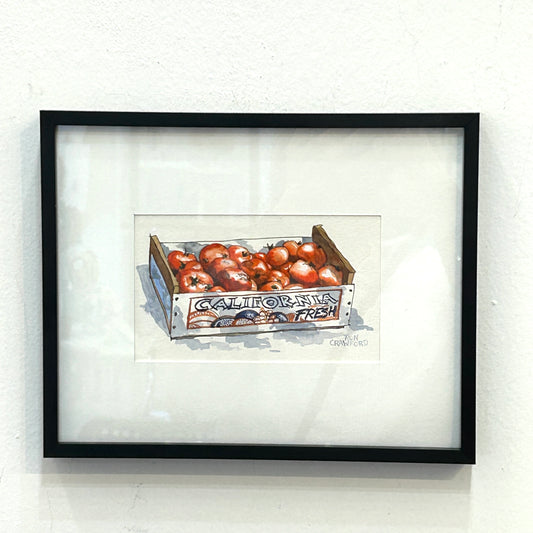 Ripe and Ready  Original Watercolor - by Ron Crawford