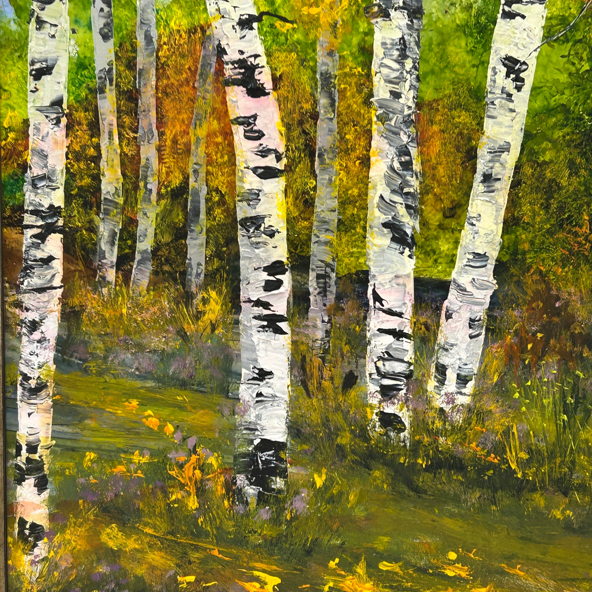 The Birch Forest # 44 - by Sarita Kamat Designs